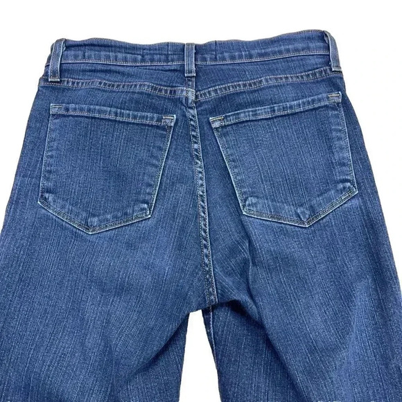 NYDJ Straight Leg Womens Mid Rise Dark Wash Jeans Size 4 - Picture 5 of 14